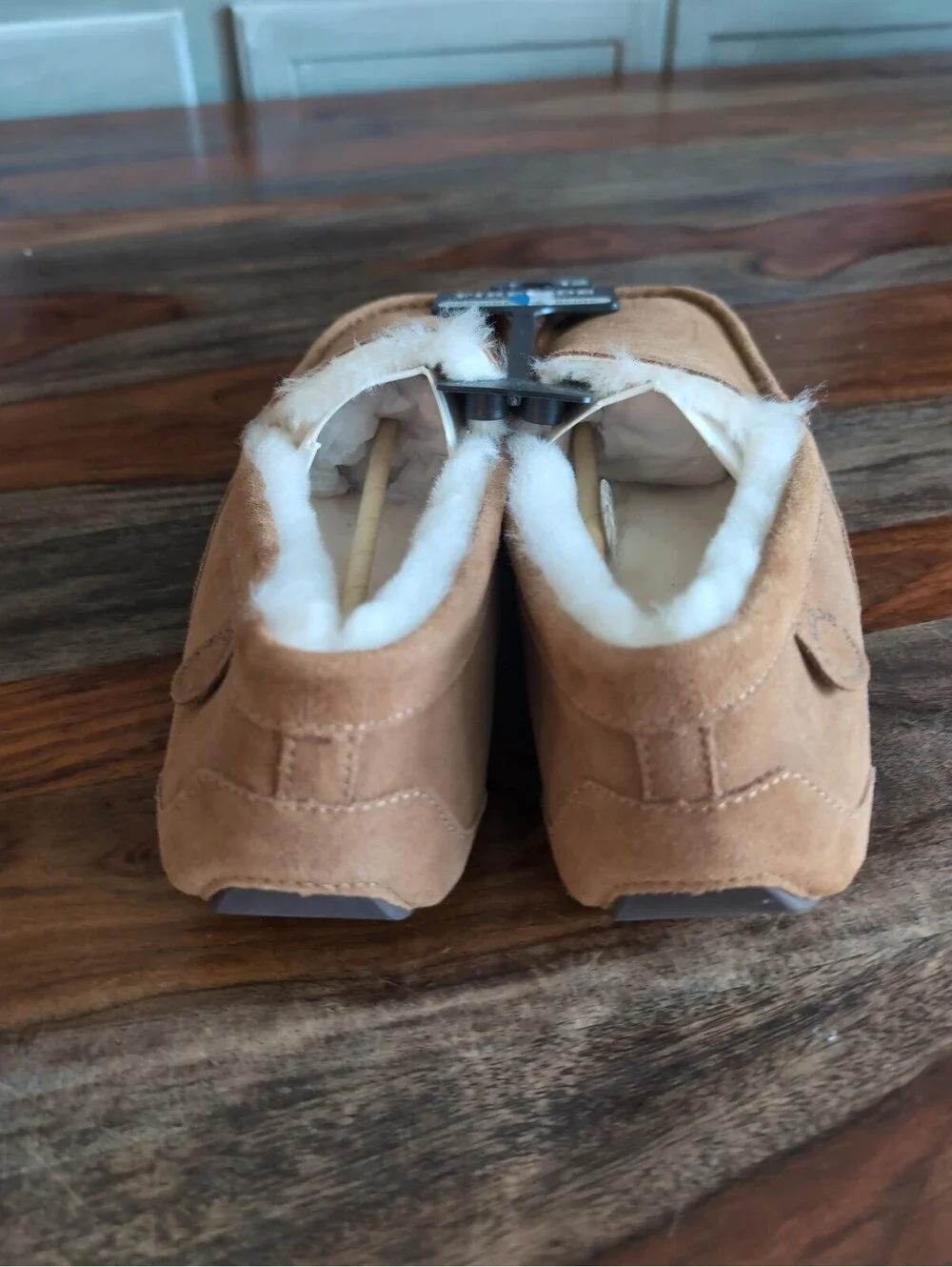 FIREBY DEARFOAMS Mens Brown Temperature Regulating Melbourne Slippers Shoes  12